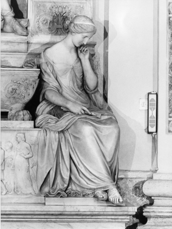 Allegoria della scultura (statua) by Rinaldi Rinaldo (sec. XIX)